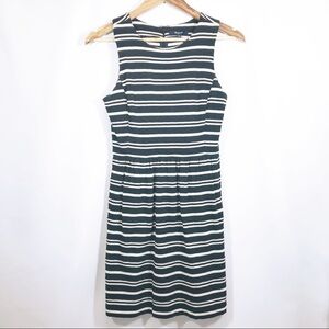 MADEWELL Afternoon Dress in Textured Stripe